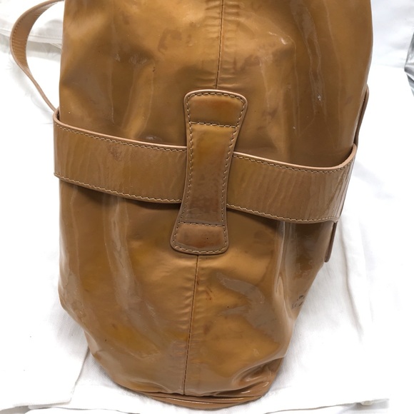 Jimmy Choo Patent Leather Hobo Shoulder Handbag ✅Offers Welcome - Picture 6 of 16